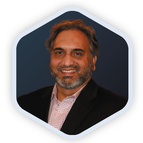 Professional headshot of Aijaz Ahmed