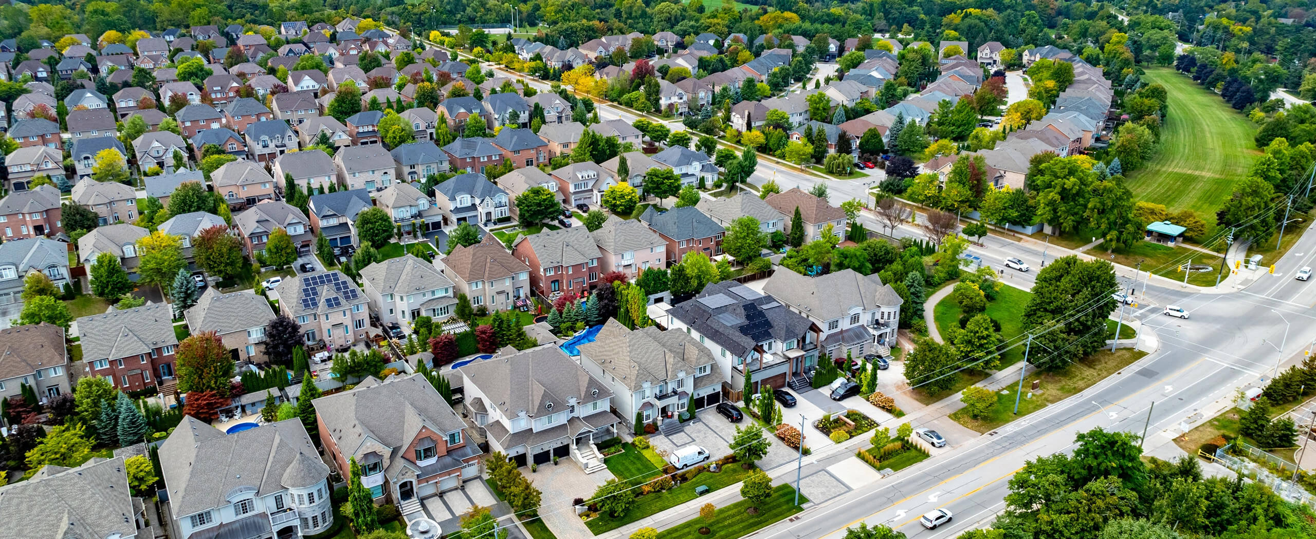 Beautiful view of a luxury Toronto property or skyline